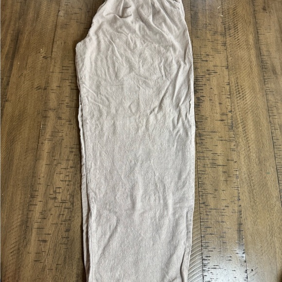 Free People Cream Textured Pants - Picture 4 of 13